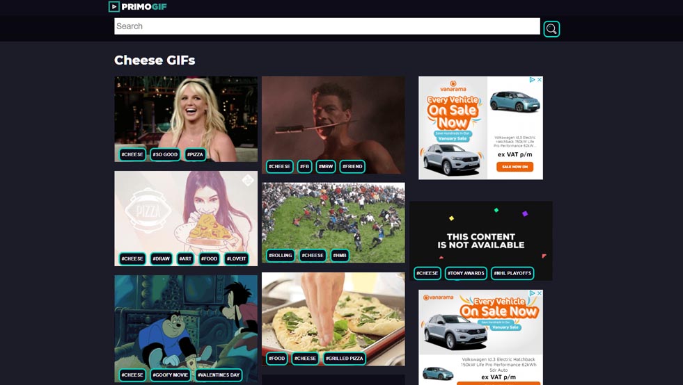 example of website background PrimoGIF example of website background